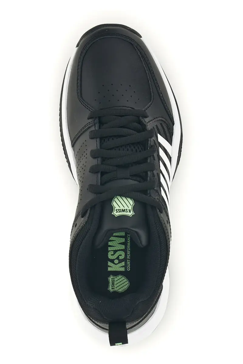 Scarpe da tennis nere in mesh traspirante K-swiss Court Express 2 Clay [NERO] miniatura 3