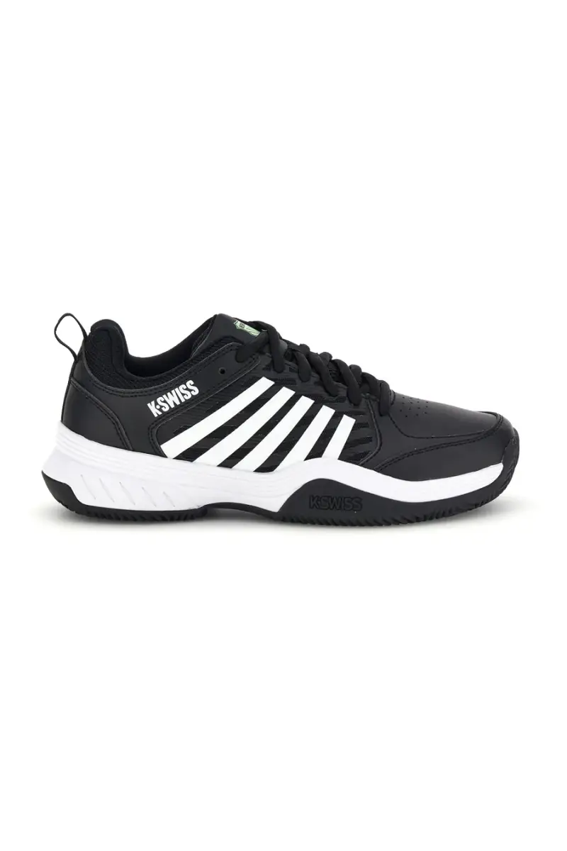 Scarpe da tennis nere in mesh traspirante K-swiss Court Express 2 Clay [NERO]