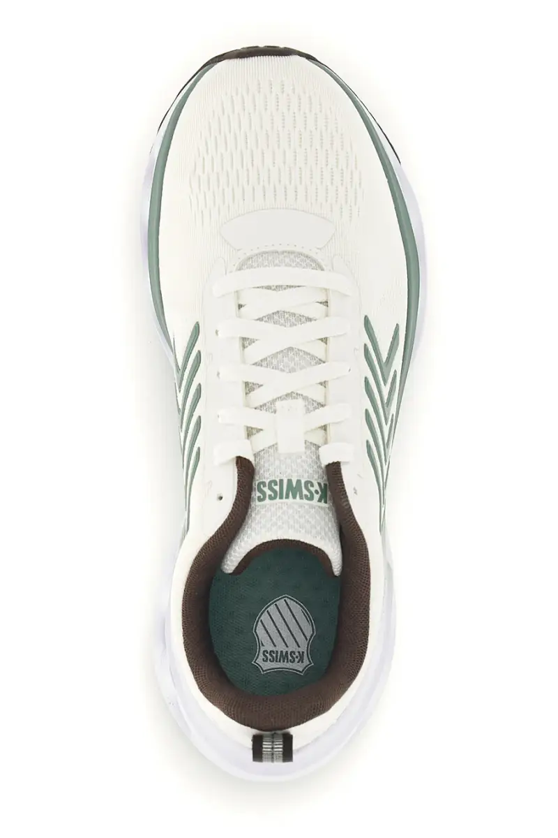 Scarpe sportive bianche in mesh traspirante K-swiss Melrose Tubes Lite [BIANCO] miniatura 3