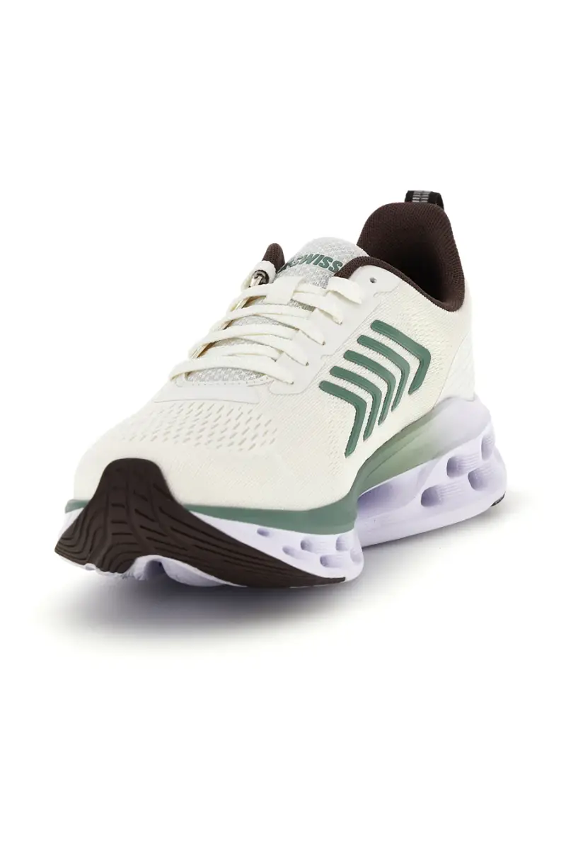 Scarpe sportive bianche in mesh traspirante K-swiss Melrose Tubes Lite [BIANCO] miniatura 4