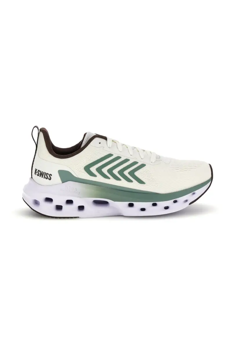 Scarpe sportive bianche in mesh traspirante K-swiss Melrose Tubes Lite [BIANCO]