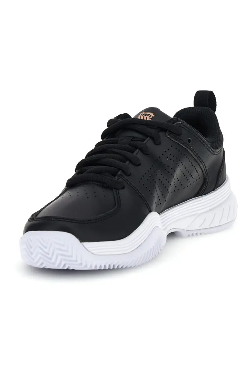 Scarpe tennis nere mesh traspirante suola clay K-swiss Court Express 2 Clay [NERO] miniatura 3