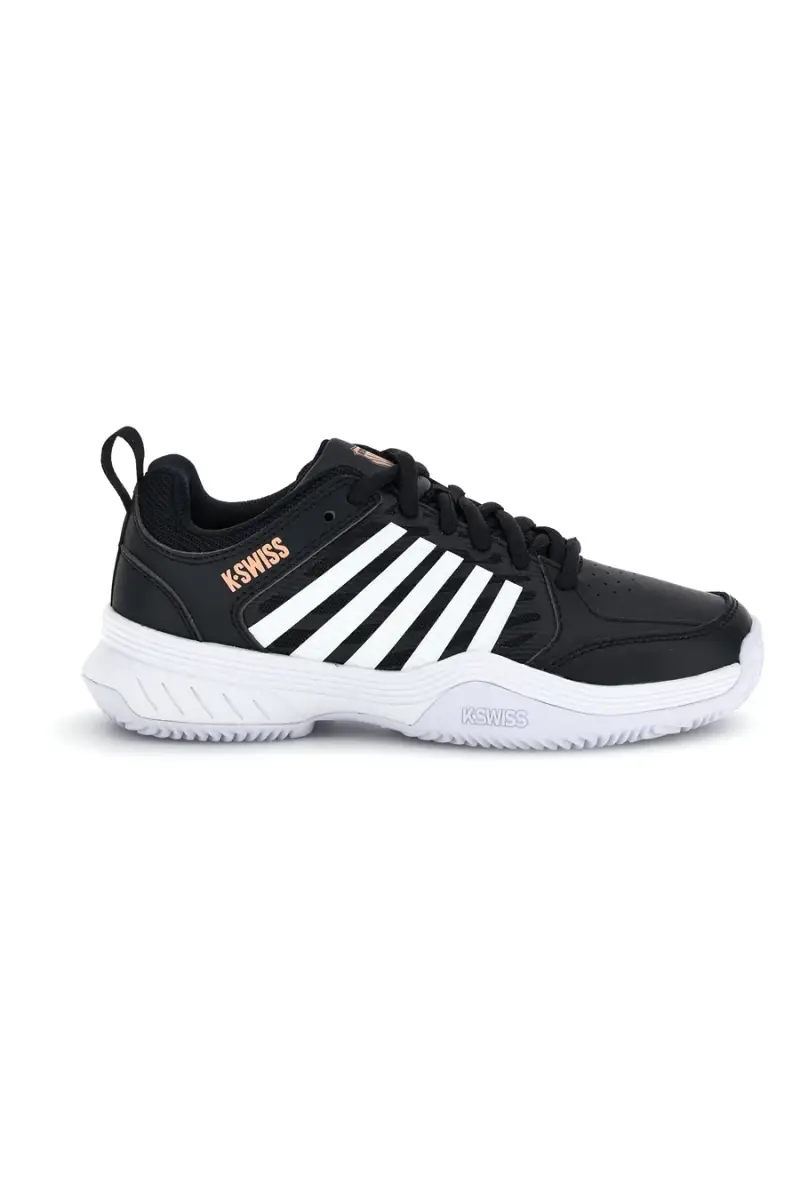 Scarpe tennis nere mesh traspirante suola clay K-swiss Court Express 2 Clay [NERO]