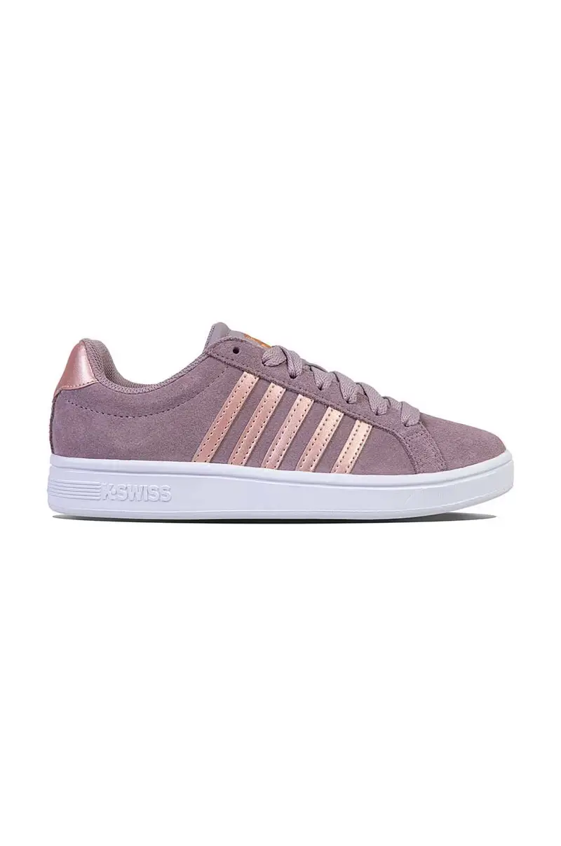sneakers in pelle COURT TIEBREAK SDE colore rosa 97012.094.M