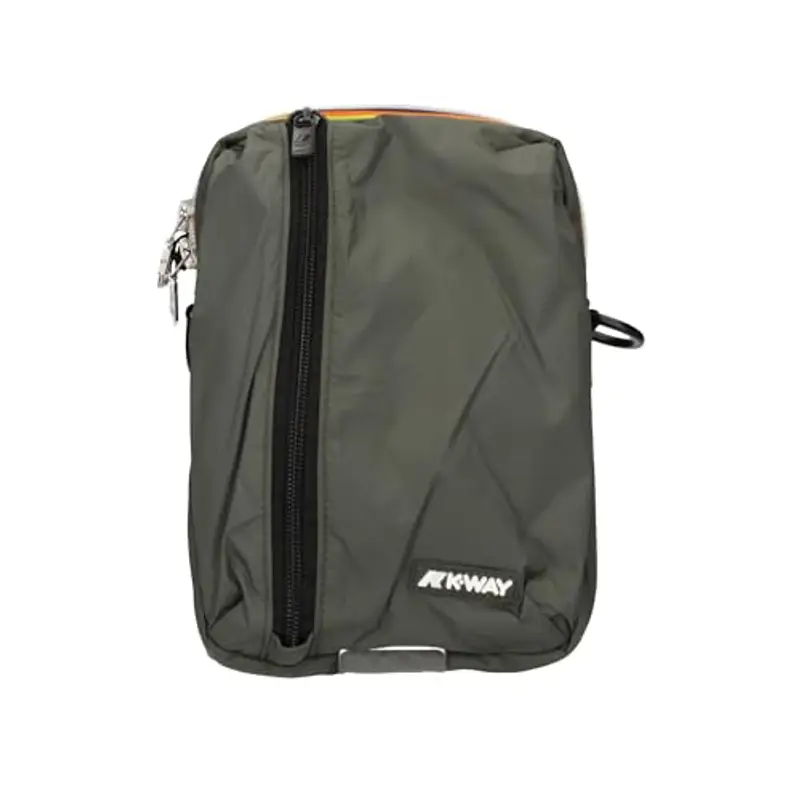 K-Way Barbiton Shoulder Bag Green Blackish