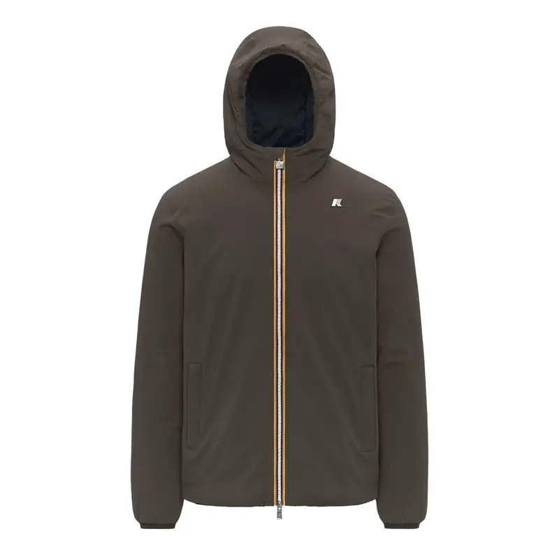 GIACCA CON CAPPUCCIO JACK ST WARM DOUBLE Blu