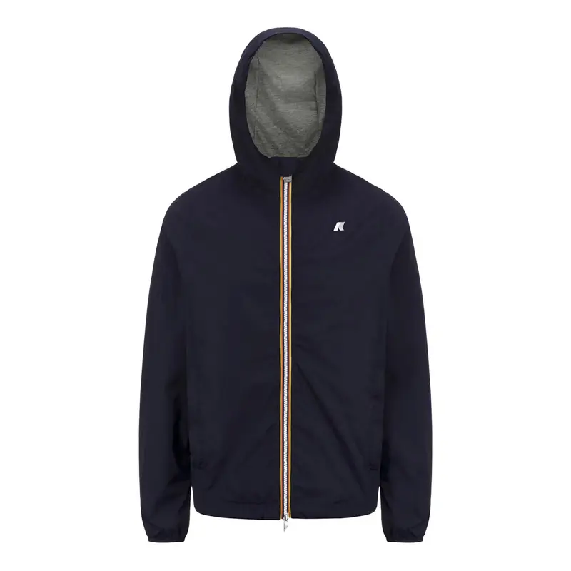 GIACCA CON CAPPUCCIO JACK STRETCH NYLON JERSEY Blu