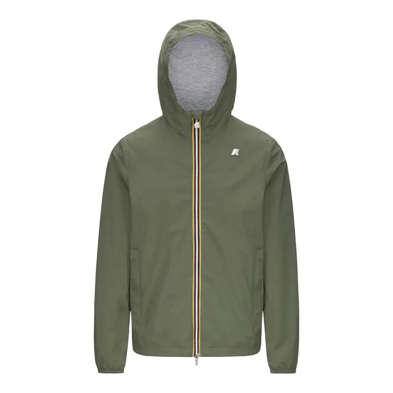 GIACCA CON CAPPUCCIO JACK STRETCH NYLON JERSEY Verde