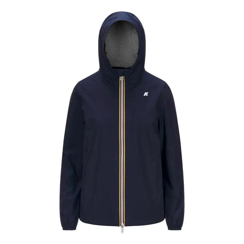 GIACCA CON CAPPUCCIO MARGUERITE STRETCH POLY JERSEY DONNA Blu