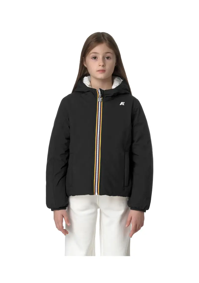 K-WAY - Giacca Junior Black miniatura 2