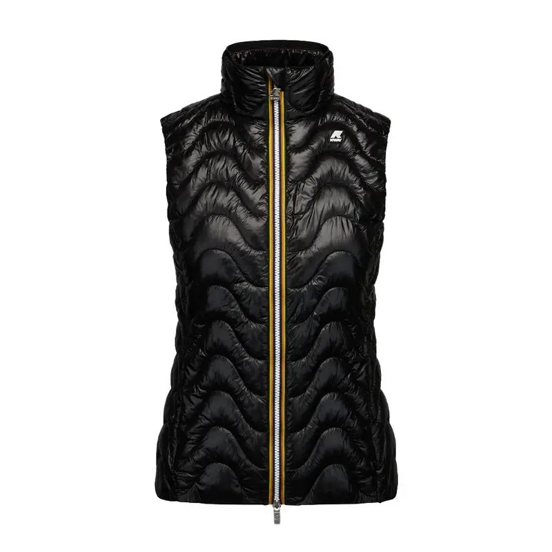 Gilet Sportivo Viole Nero Donna S - 64/66 cm