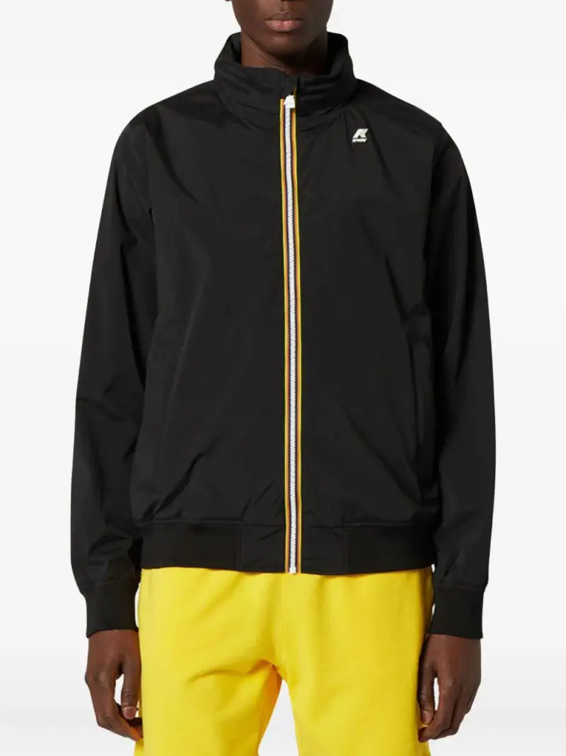 Giubbino Amury stretch nylon jearsy nero miniatura 2