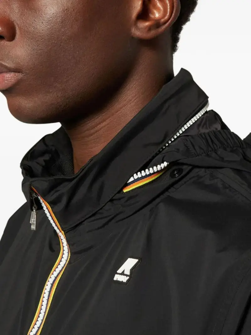 Giubbino Amury stretch nylon jearsy nero miniatura 3