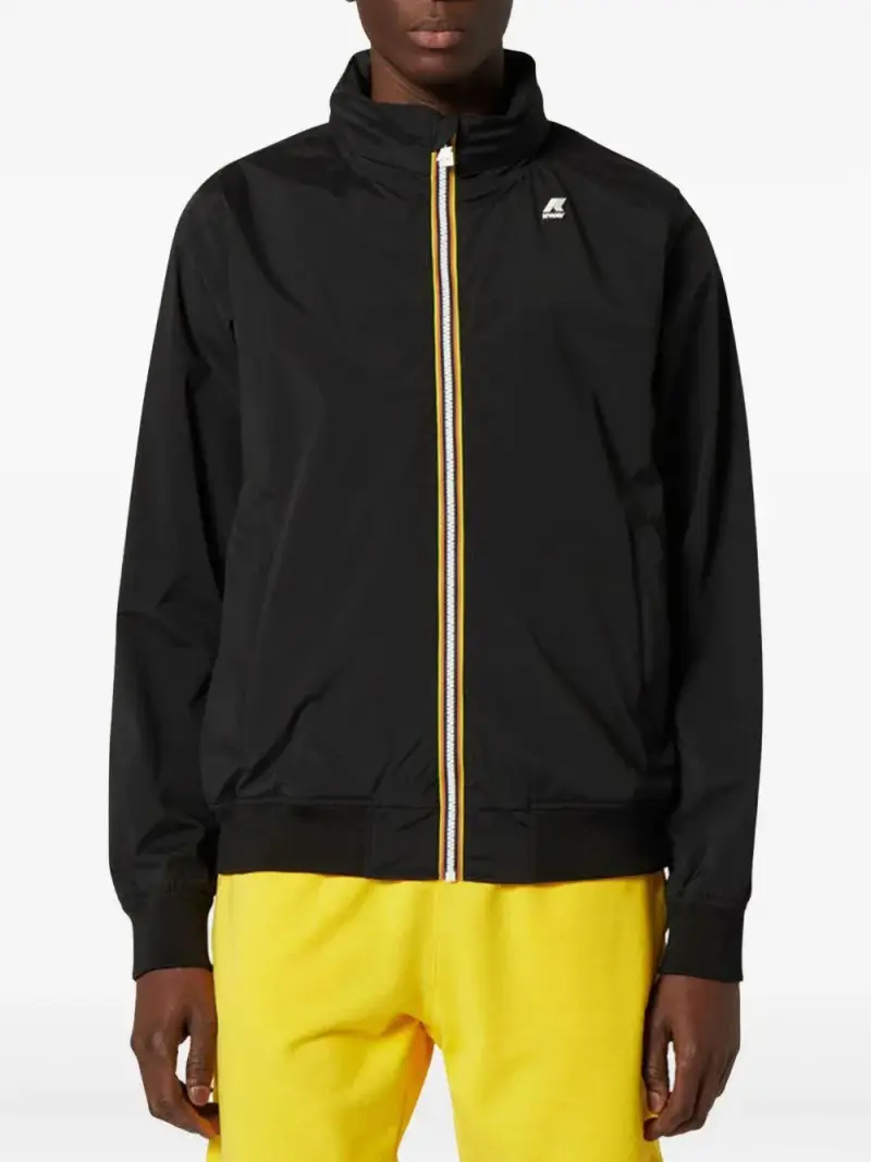 Giubbino Amury stretch nylon jearsy nero miniatura 2