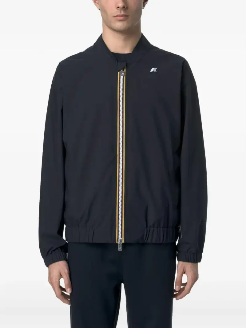 Giubbino aurene stretch dot blu miniatura 2