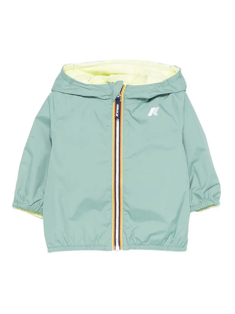 Giubbino Con Cappuccio Verde