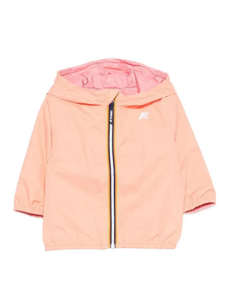 Giubbino Con Logo Reversibile Color Carne E Neutri