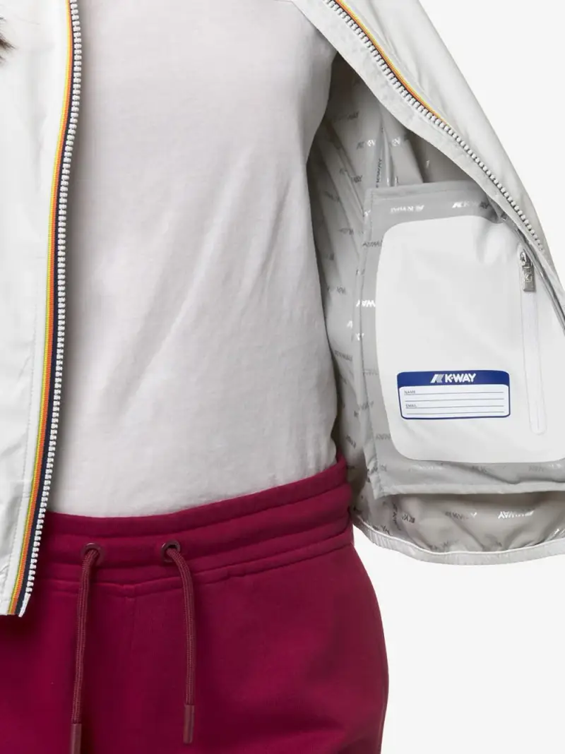 Giubbino lil stretch dot bianco miniatura 2