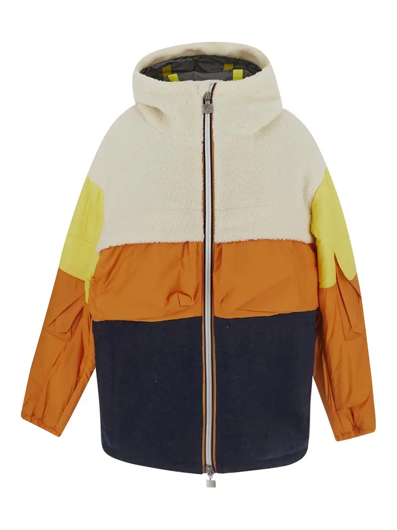 Giubbotto K-way con sherpa Multicolore