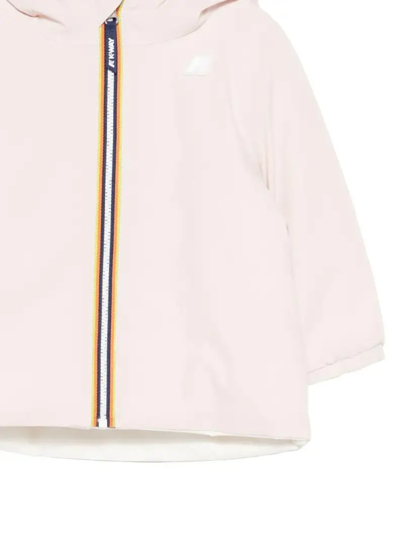 Giacca Jacques rosa/bianco con cappuccio Rosa bianco miniatura 2