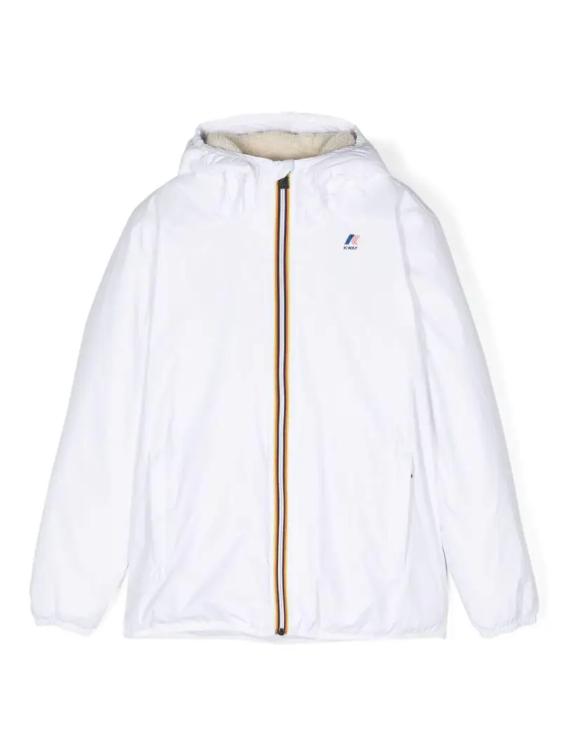 Giubbino bambino unisex bianco interno teddy