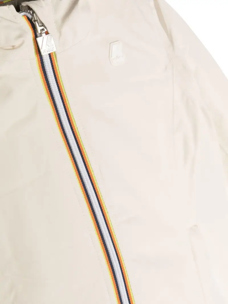 Giubbino beige-marrone bicolor interno trapuntato miniatura 2