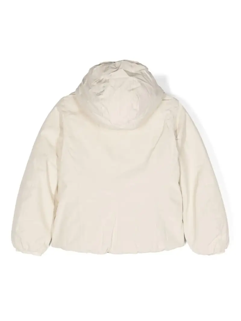 Giubbino beige-marrone bicolor interno trapuntato miniatura 3