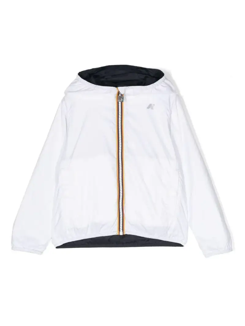 Giubbino jake blu double bianco miniatura 2