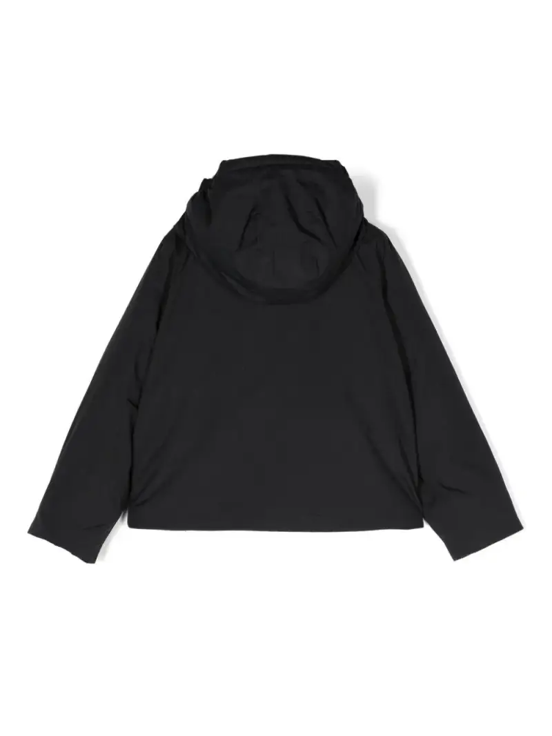 Giubbino nero logo petto miniatura 2