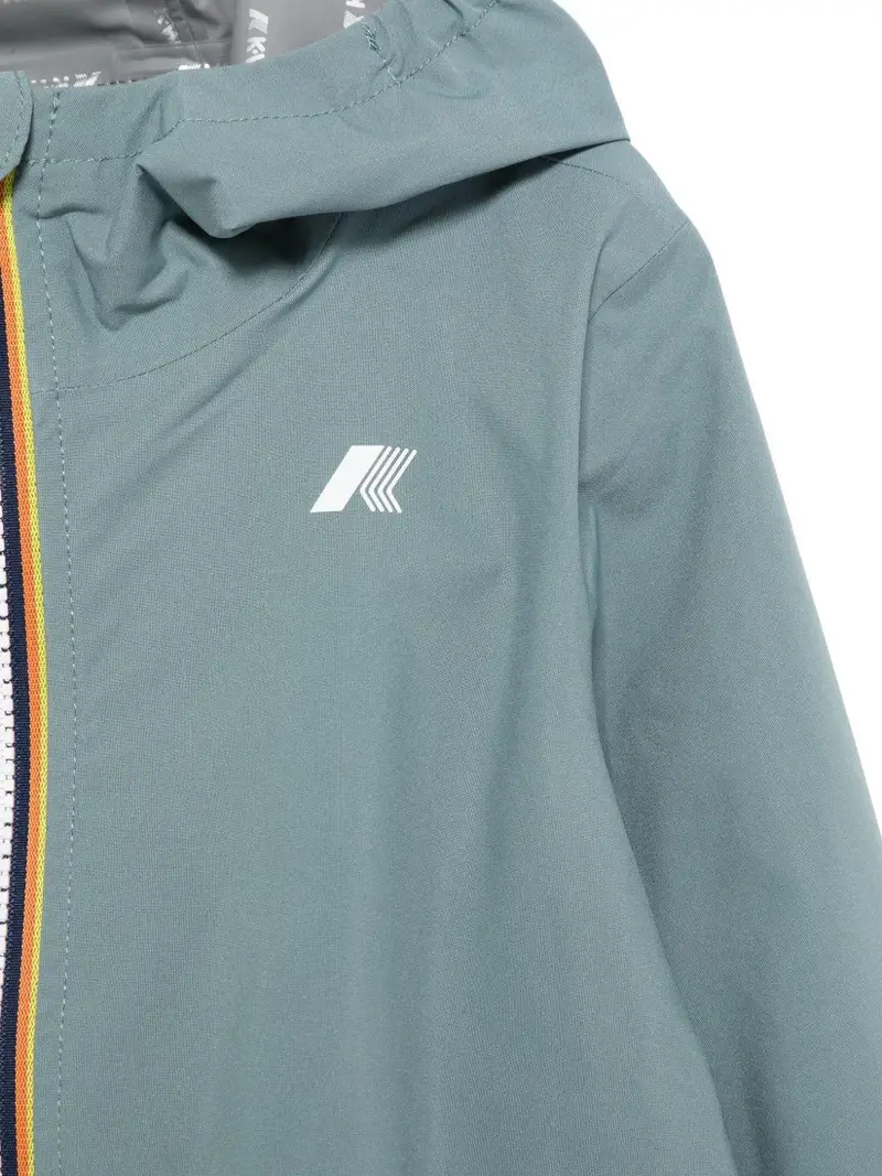 Giubbino P.Jack stretch dot verde iron Ottanio miniatura 2