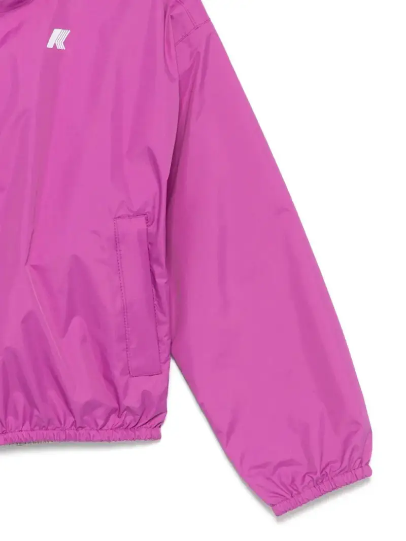 Giubbino P rika fucsia/beige reversibile Viola miniatura 2