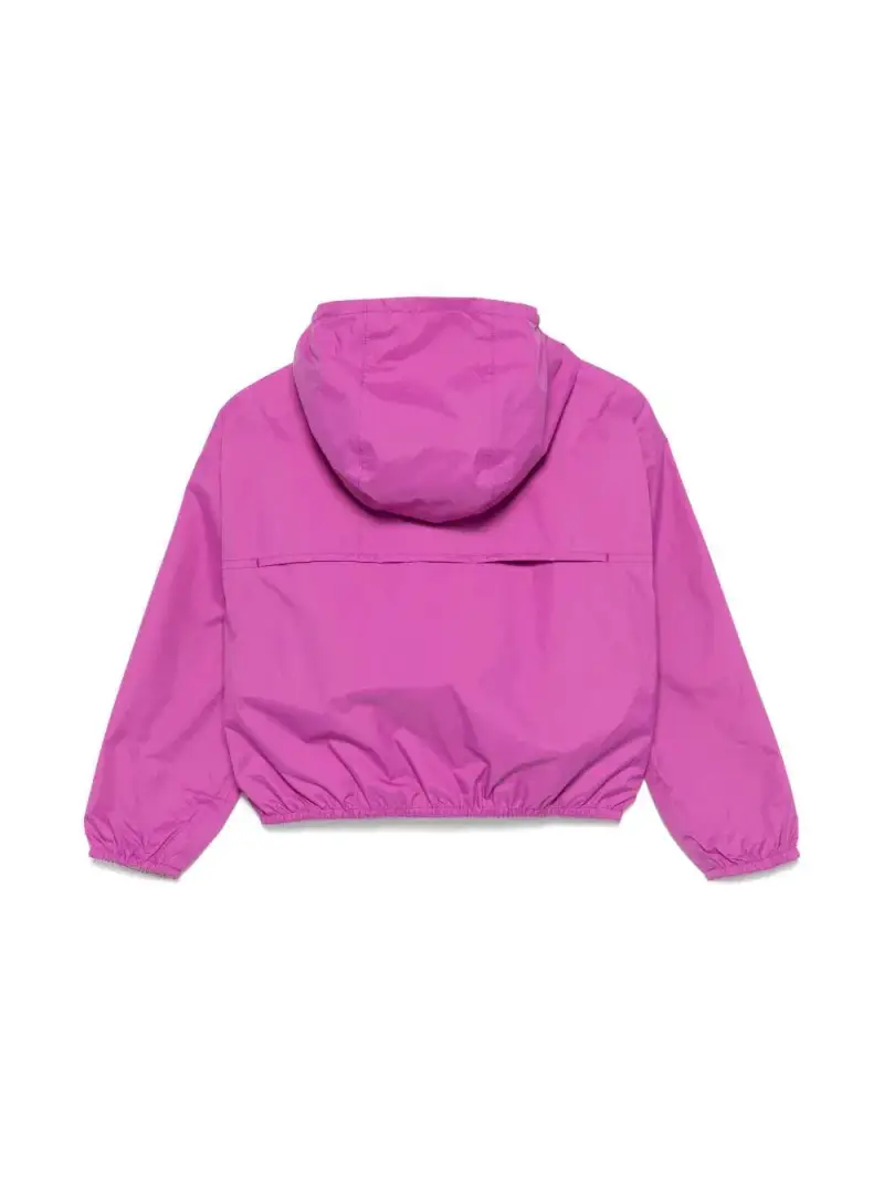 Giubbino P rika fucsia/beige reversibile Viola miniatura 3