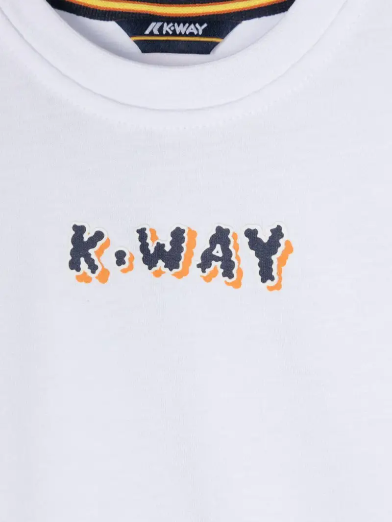 K-WAY KIDS T-shirt Neonato Bianco 2534697 miniatura 3