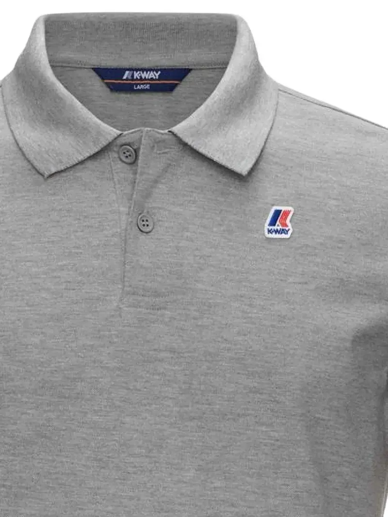K-Way Polo Grigio 4015083 miniatura 2