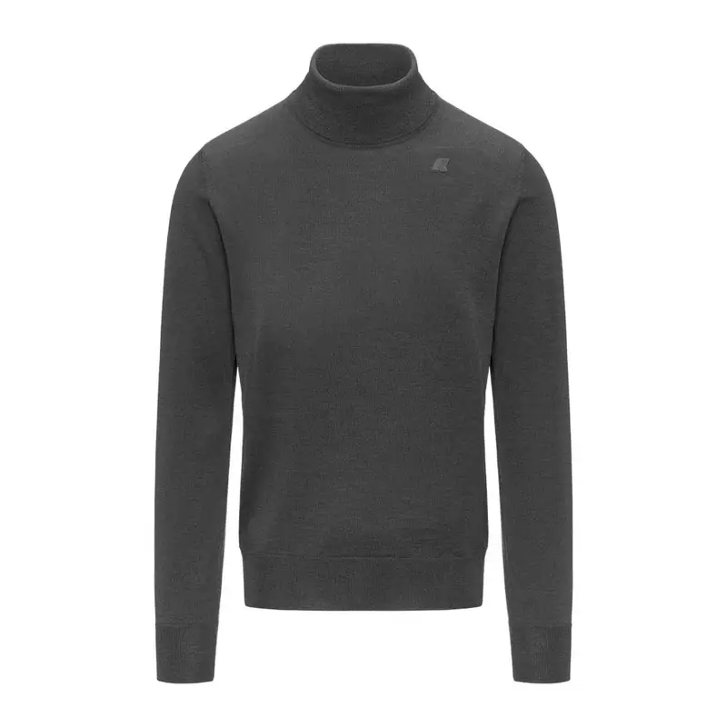 Maglia Maniche Lunghe Dolcevita Henry Grigio Uomo XXL