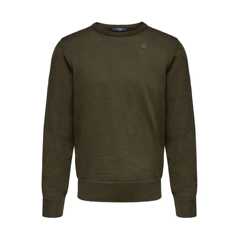 Maglioncino Girocollo Merinos Sebastian Verde Uomo M