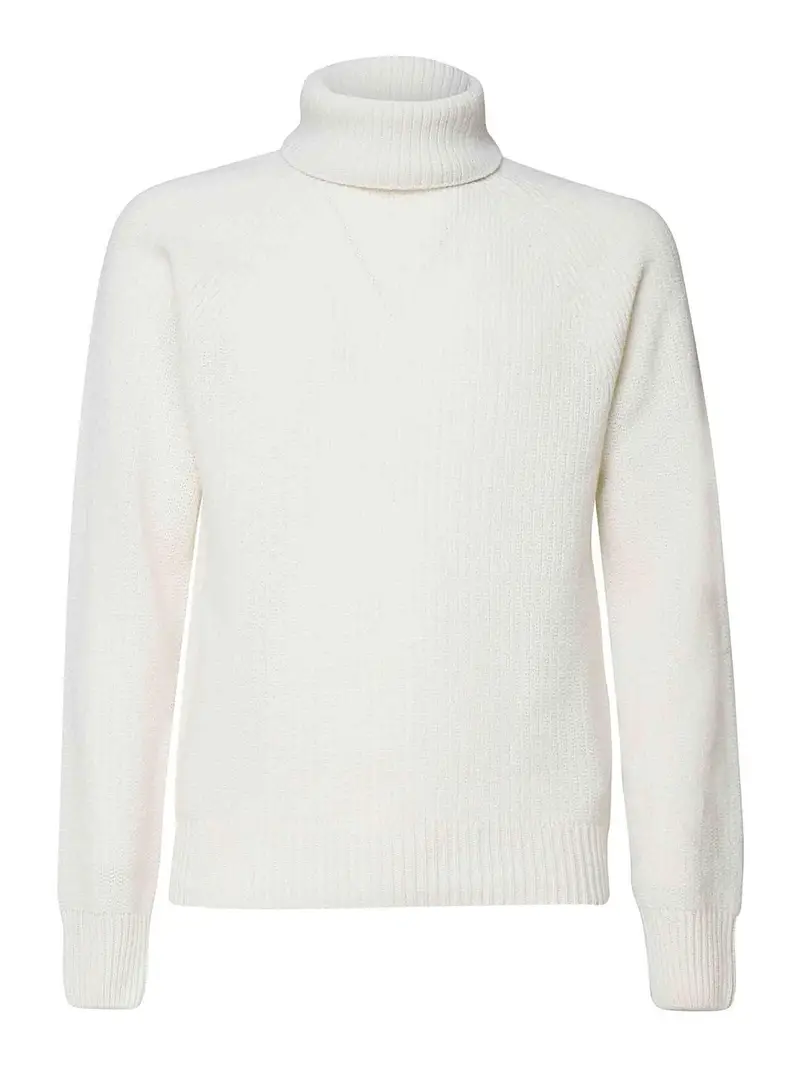 Maglione a collo alto Bianco