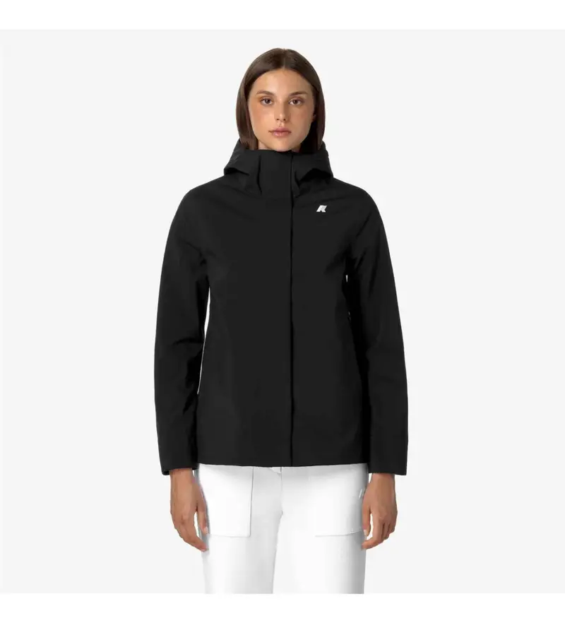 per donna K21488W Giacca nera Madalina (XS), Nero, Casual, Nylon Bianco