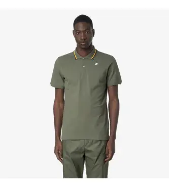 per uomo K1125DW Polo verde Jud (M), Casual, Cotone, Manica corta