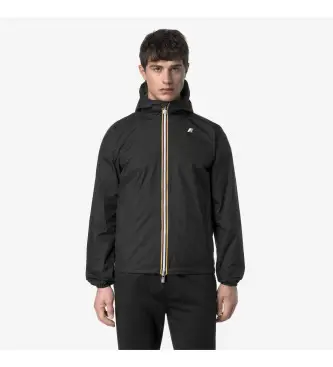 per uomo K2124EW Giacca Jake Plus 2 Double, nera e verde (S), Nero, Casual, Poliestere