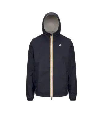 per uomo K2124EW Giacca reversibile Jake Plus 2 blu navy (L), Casual, Nylon, Manica lunga