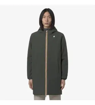 per uomo K6128WW Giacca reversibile calda Jacob ST verde, grigio (XL), Casual, Poliestere