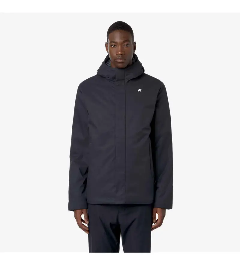 per uomo K8133DW Cappotto blu navy in twill Jacko (S), Poliestere