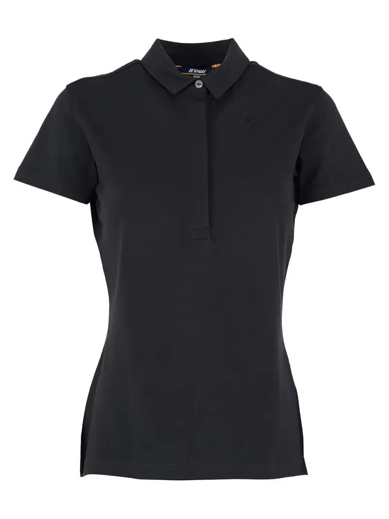 Polo amedea pique nera Nero