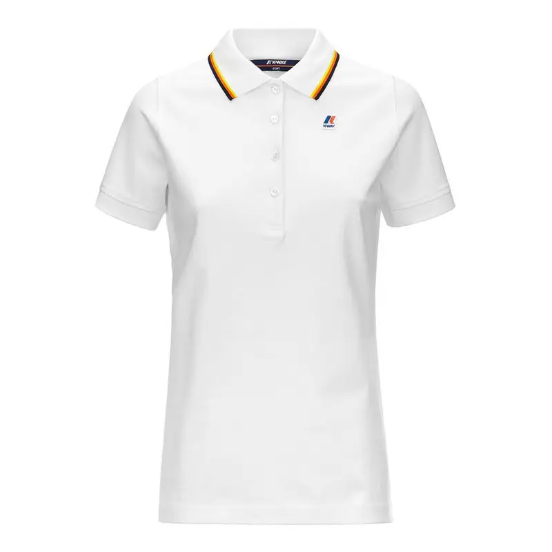 Polo Stretch Bianco Donna L - 72/74 cm