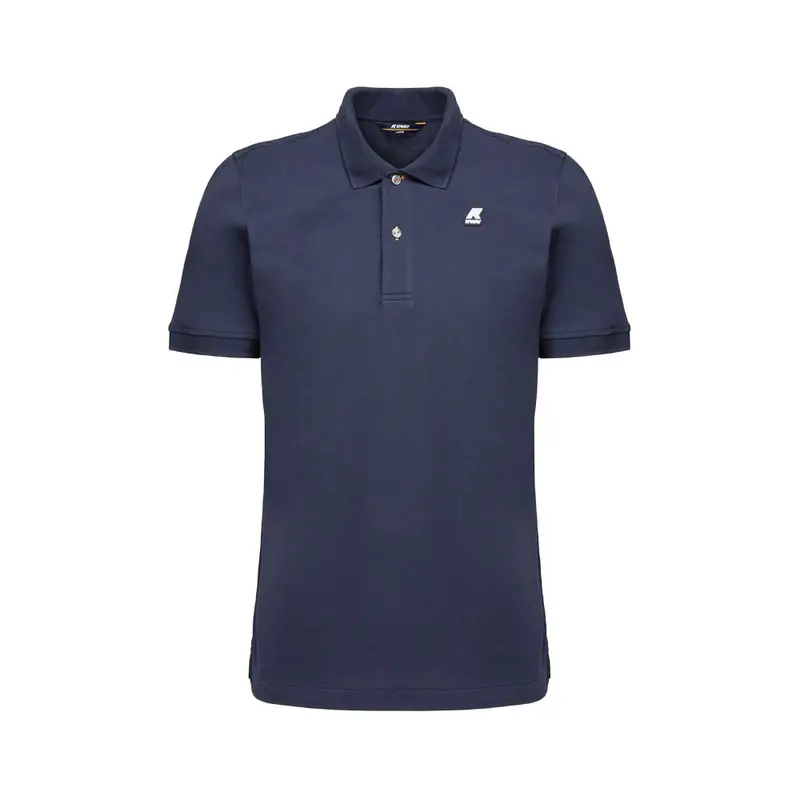 Polo Stretch Blu Uomo S