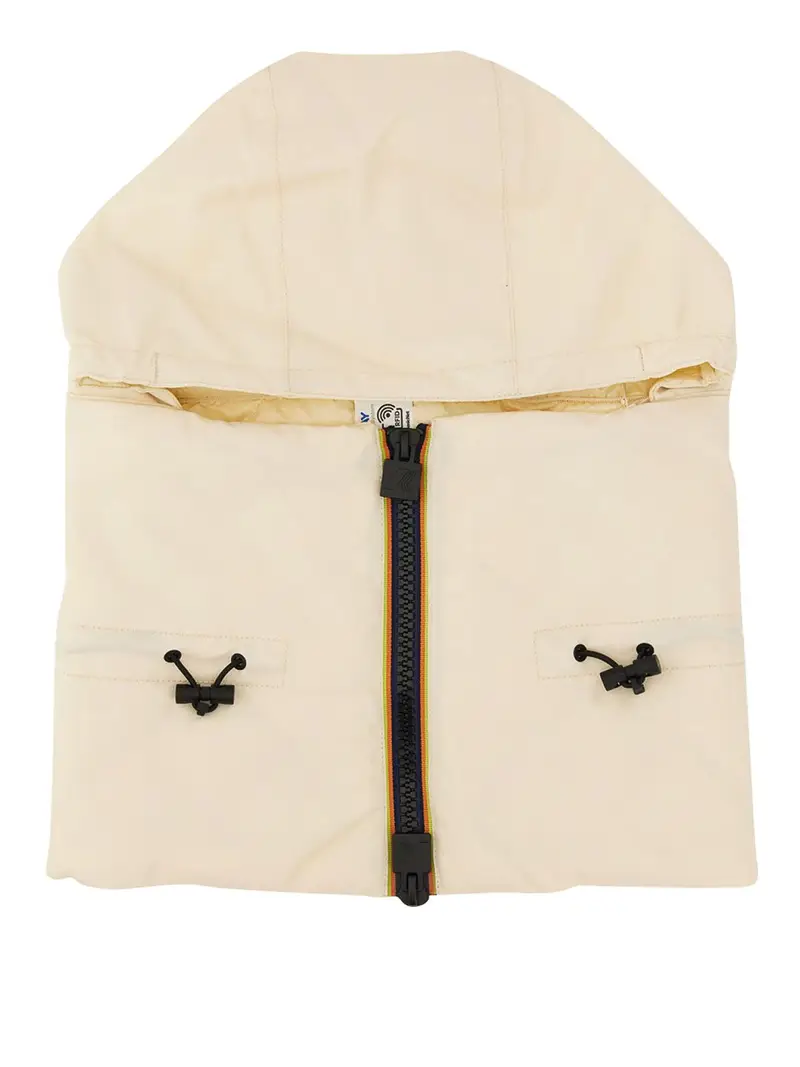 Scaldacollo con cappuccio Rosa Chiaro