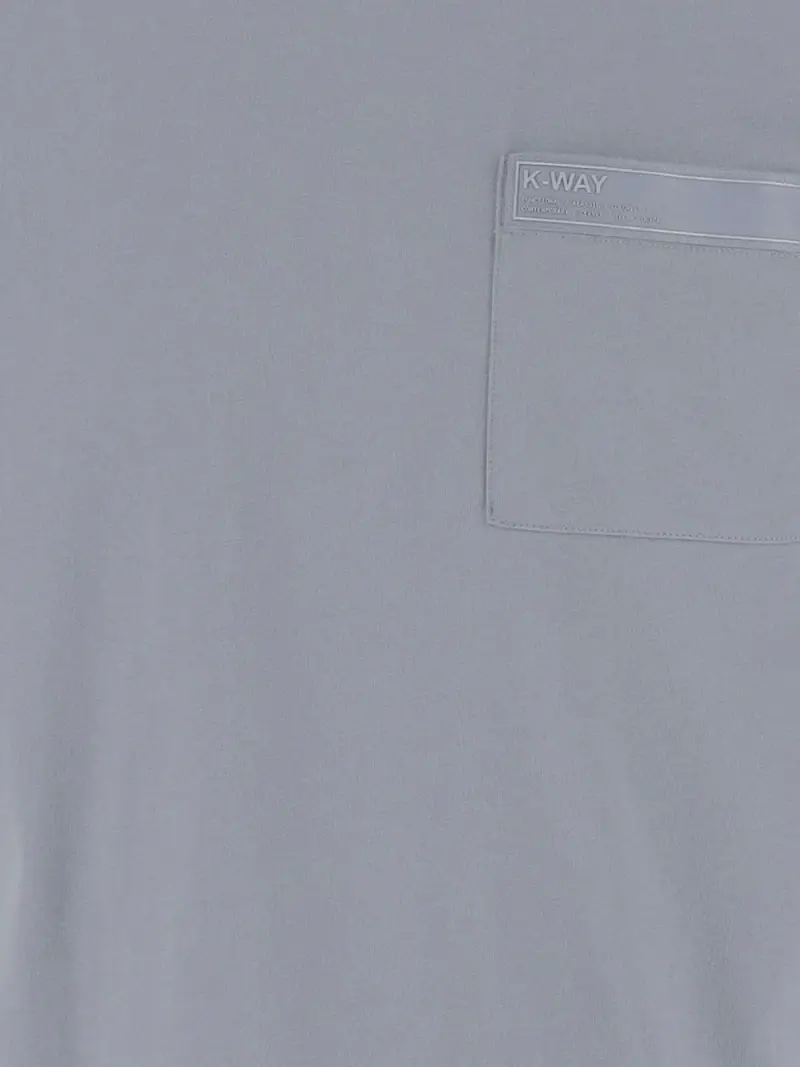 K-Way T-shirt Grigio 2538611 miniatura 3