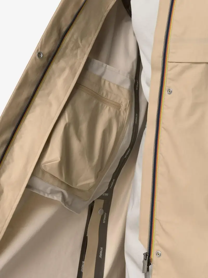 K-Way Trench Beige 2538743 miniatura 3