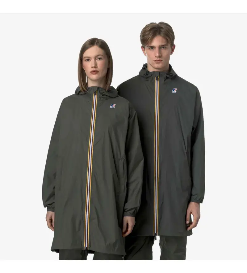 unisex. K21516W Cappotto Le Vrai 4.0 Eiffel East Verde (S), Sostenibile, Nylon riciclato